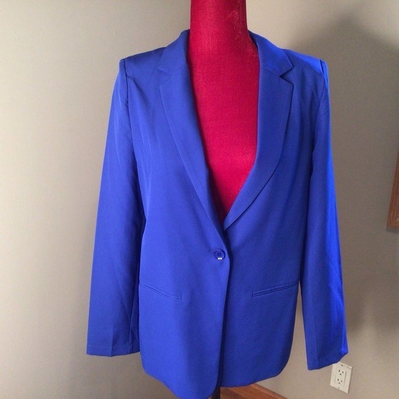 NWT Another Story Blue Blazer sz Large *STUNNING* - Picture 1 of 5
